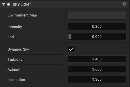 Sky Light Component